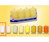 Lima Smooth White Candle Cylinder 40 x 70 mm 4 pieces