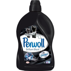 Perwoll Brilliant Black washing gel restores an intense black color, protects against the loss of shape gel 3 l