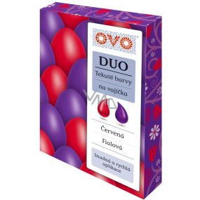Ovo Liquid colors duo Red / Purple 2 colors each 20 ml: 1 bag (20 ml)