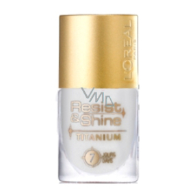 Loreal Paris Resist & Shine Titanium nail polish 001 Pure Blanc 9 ml