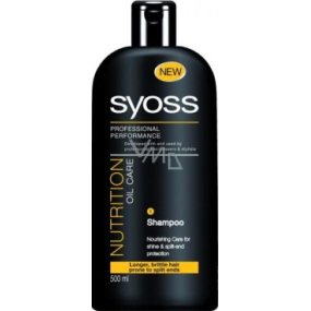 Syoss Nutrition Oil Care prevents hair breakage shampoo 500 ml