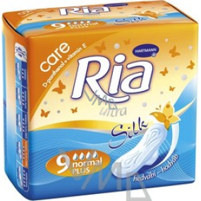 Ria Ultra Silk Normal Plus Care sanitary napkins 9 pieces