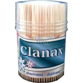 Clanax Two-sided toothpicks in a box of 350 pieces