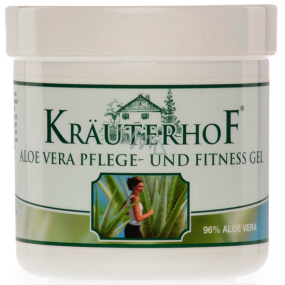 Krauterhof Fitness Aloe Vera cream gel for skin regeneration after sunlight 250 ml