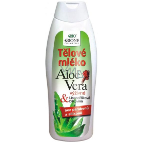 Bione Cosmetics Aloe Vera with Hazelnut Protein Body Lotion for All Skin Types 500 ml