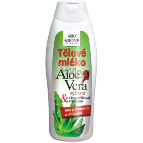 Bione Cosmetics Aloe Vera with hazelnut protein body lotion for all skin types 500 ml