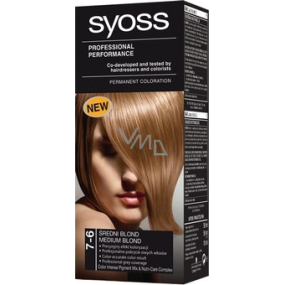 Syoss Professional Hair Color 7 - 6 Medium Blond