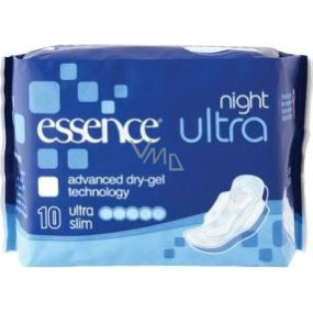 Essence Ultra Night intimate inserts with wings 10 pieces