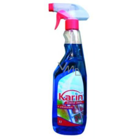 Karin Glass cleaner with alcohol 1 liter sprayer