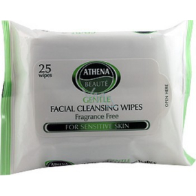 Athena Beauté Gentle Facial Cleansing Wipes Moisturizing Facial Wipes 25 pieces
