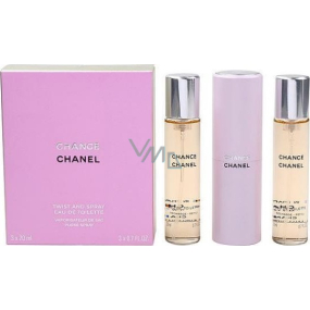 Chanel Chance Eau de Toilette Complete for Women 3 x 20 ml