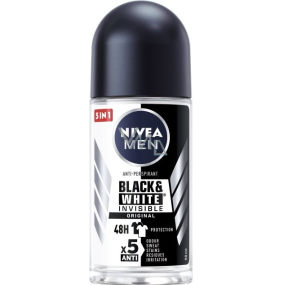 Nivea Men Invisible Black & White Original antiperspirant deodorant roll-on 50 ml