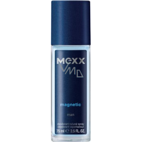 Mexx be Magnetic Man perfumed deodorant glass for men 75 ml