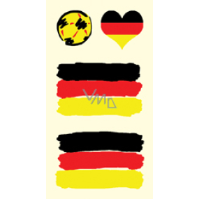 Arch tattoo decals on face and body Germany flag 1 motif