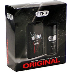 Str8 Original shower gel 250 ml + deodorant spray 150 ml, cosmetic set