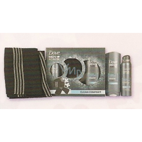 Dove Men + Care Clean Comfort shower gel + antiperspirant spray + Scarf, cosmetic set