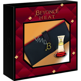 Beyoncé Heat perfumed water for women 15 ml + wallet, gift set