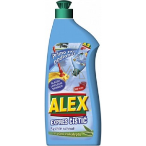 Alex Expres Eucalyptus scrub cleaner directly on the floor 1 liter