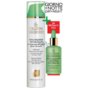 Collistar Intensive Anticellulite Serum (Siero Intensivo Anticellulite) intensive anti-cellulite serum 200 ml + Superconcentrated Night Treatment night anti-cellulite product 75 ml, cosmetic set