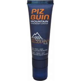 Piz Buin Mountain SPF50 Sun Cream 20 ml + SPF30 Lipstick 2,3 ml Duopack