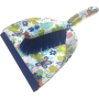 Clanax Dustpan and Brush Set with Pattern Various Designs 1 Piece LF7672