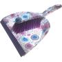 Clanax Dustpan and Brush Set with Pattern Various Designs 1 Piece LF7672