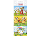 Ovo Foil for eggs Lambs 1 package = 9 pictures (shrinking shirt)