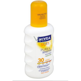 Nivea Sun Pure & Sensitive SPF30 + Sunbathing Spray 200 ml