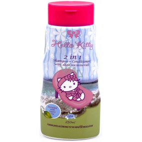 Hello Kitty The scent of green tea 2 in 1 hair shampoo and conditioner for children 250 ml