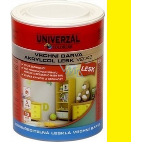 Colorlak Akrylcol Gloss V2046 water-based glossy topcoat Yellow honey 0.6l