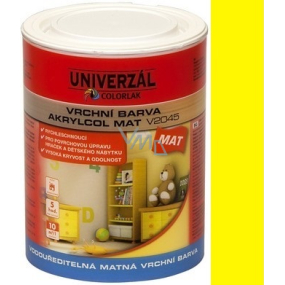 Colorlak Akrylcol Mat V2045 water-based matt topcoat Yellow honey 0.6 l