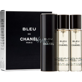 Chanel Bleu de Chanel eau de toilette set for men 3 x 20 ml