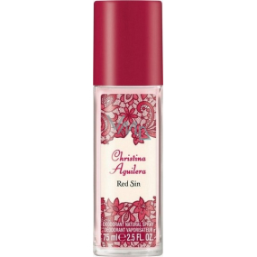 Christina Aguilera Red Sin perfumed deodorant glass for women 75 ml