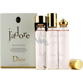 Christian Dior Jadore Eau de Parfume perfumed water refill for women 3 x 20 ml