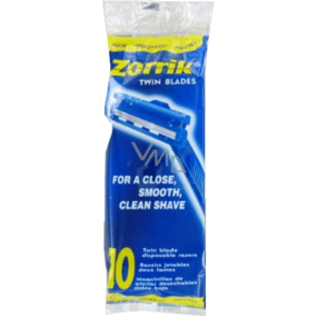 Zorrik Twin Blades disposable razor for men 2 blades 10 pieces