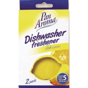 Pan Aroma Dishwasher Freshener Fresh Lemon Scent for Dishwasher 2 pieces