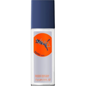 Puma Sync Man perfumed deodorant glass for men 75 ml