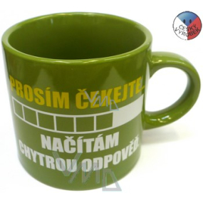 Nekupto Gifts with humor Please wait loading clever answer mug 0.4 l 1 piece