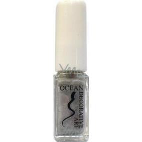 Ocean Decorative Art decorating nail polish shade 42 silver 5 ml