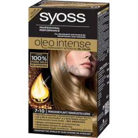 Syoss Oleo Intense Color Ammonia Free Hair Color 7-10 Naturally Blond