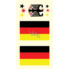Arch tattoo decals on face and body Germany flag 3 motif