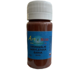 Art e Miss Universal Acrylic Paint Gloss 24 Brown 40 g