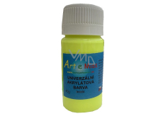 Art e Miss Universal Acrylic Paint Gloss 71 Neon Yellow 40 g