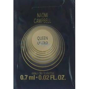 Naomi Campbell Queen of Gold eau de toilette for women 0.7 ml, vial