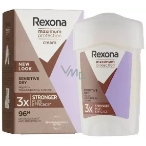 Rexona Maximum Protection Sensitive Dry antiperspirant deodorant stick for women 45 ml