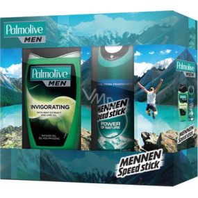 Palmolive Men Intensive stimulation Invigorating shower gel 250 ml + deodorant spray 150 ml, cosmetic set