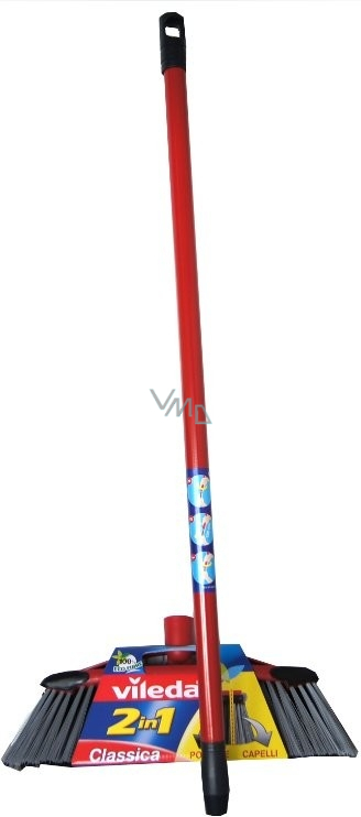 Vileda Classica 2in1 indoor broom 1 piece - VMD parfumerie - drogerie