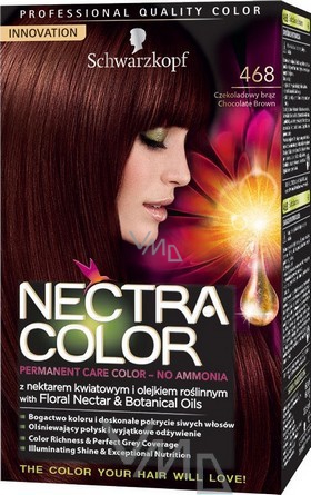 Schwarzkopf Nectra Color Hair Color 468 Chocolate Brown - VMD parfumerie -  drogerie