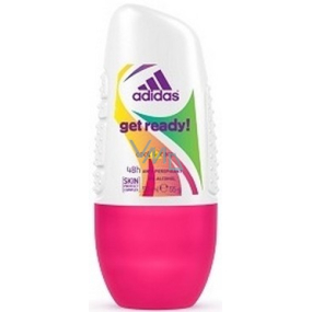 Adidas Cool & Care 48h Get Ready! ball antiperspirant deodorant roll-on for women 50 ml