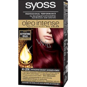Syoss Oleo Intense Color Ammonium Free Hair Color 4-29 Intense Red